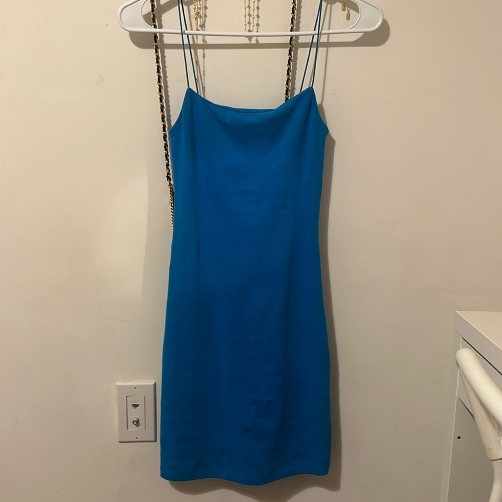Blue mini zara dress